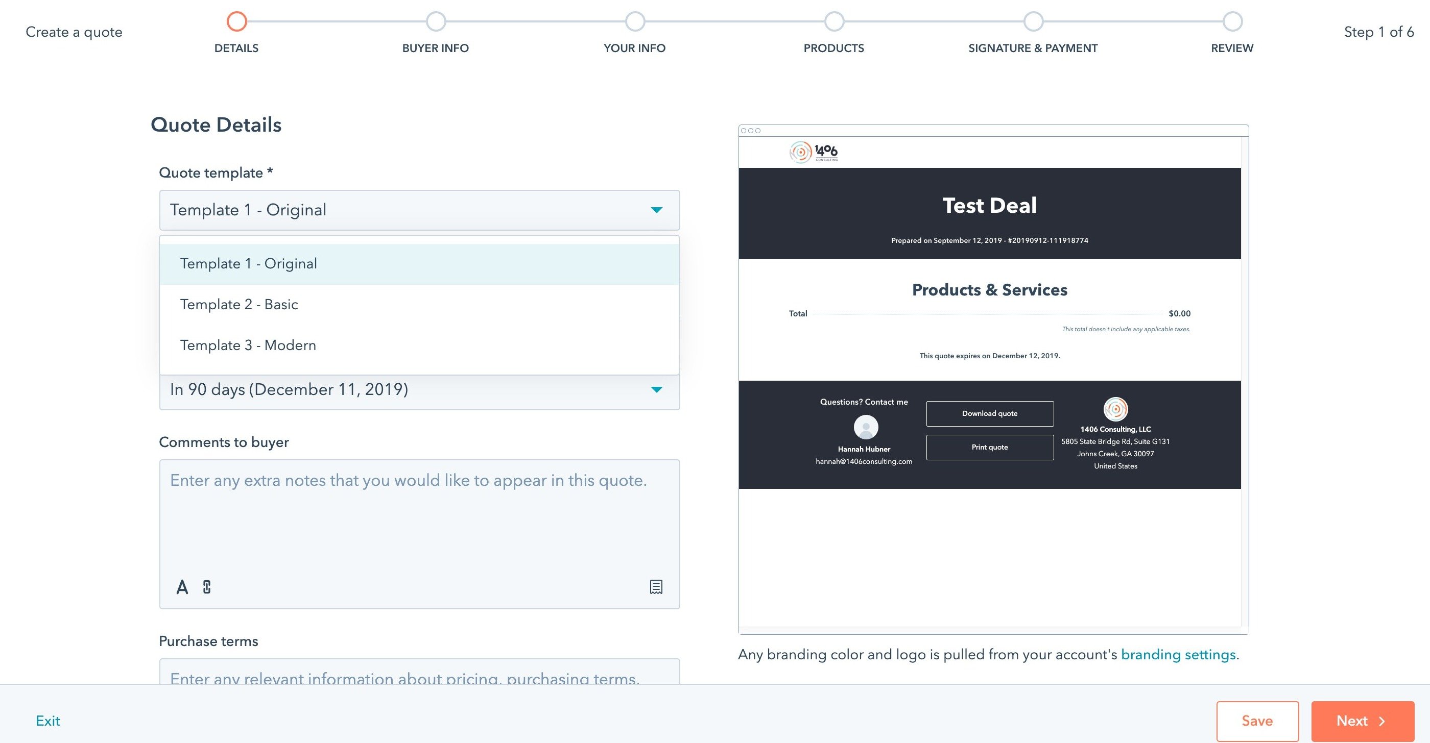 How To Use The HubSpot's Quotes Feature StepByStep